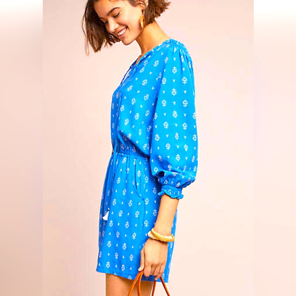 Beachgold blue romper
